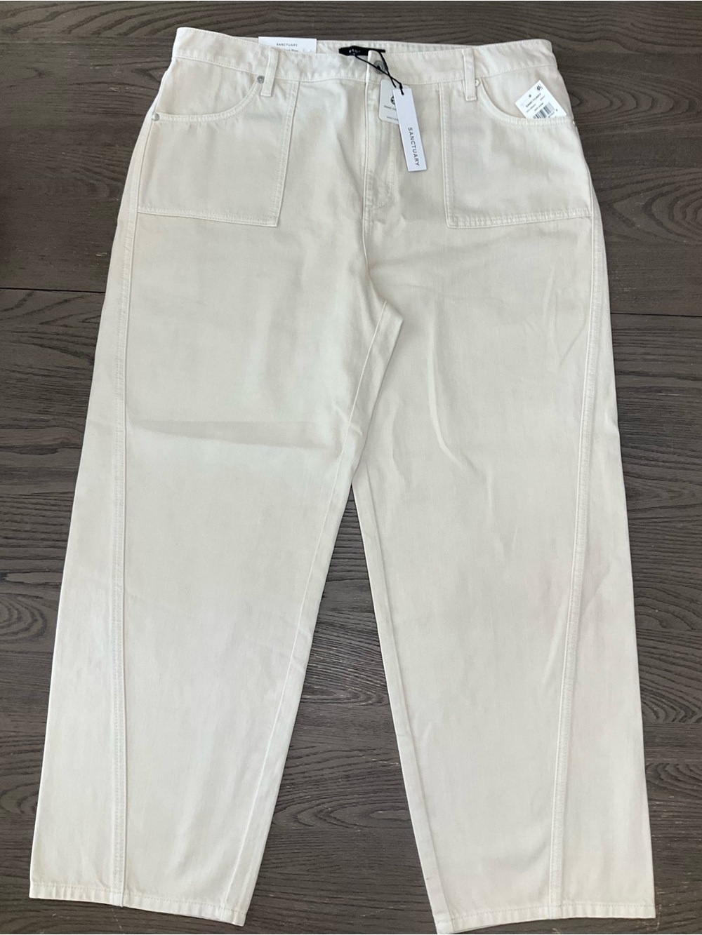 Sanctuary Women’s District Column Ankle High Rise Jeans Pockets Size 33 NWT
